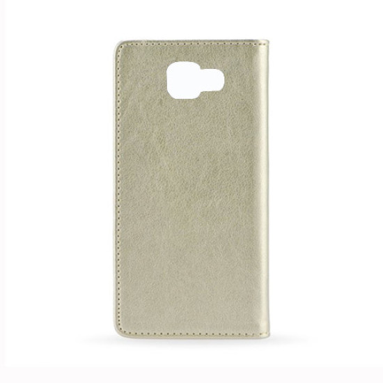Θήκη OEM Magnet για Samsung A310 Galaxy A3 (2016) Flip Cover Synthetic Leather Gold