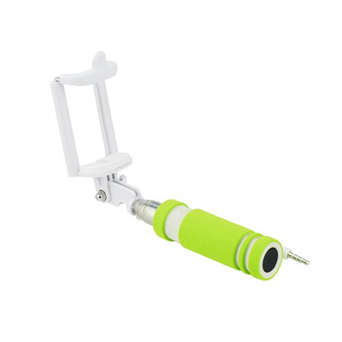 Selfie Stick Blun Mini 3.5mm Jack Green original
