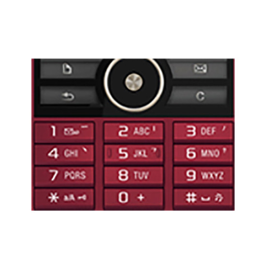 Πληκτρολόγιο Sony Ericsson G900 Red original