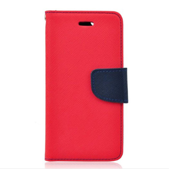 Θήκη OEM Fancy Book για Sony E2003 Xperia E4G Flip Cover Red Navy