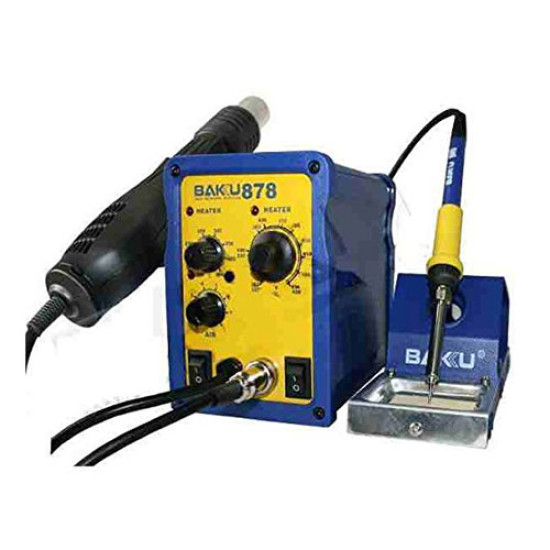 Σταθμός θερμού αέρα και Κολλητήρι Baku BK-878 750W, 220V/AC SMD Rework Station