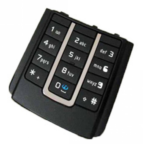 Πληκτρολόγιο Nokia 6288 Αλφαριθμητικό Black Original