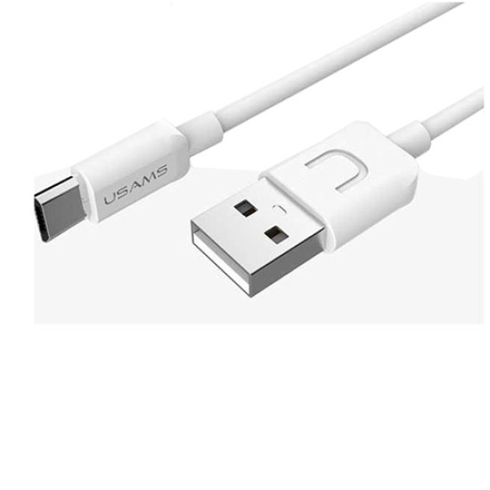 Data cable USAMS US-SJ098 U-Turn Micro USB to USB 2.0 καλώδιο δεδομένων 1m White