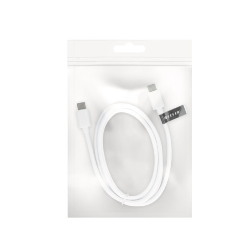 Data cable Forever Type-C to Type-C καλώδιο δεδομένων 1m White