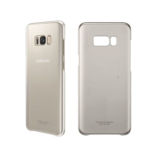 Θήκη Samsung EF-QG955CFE για G955 Galaxy S8 Plus Back Cover Clear Gold original