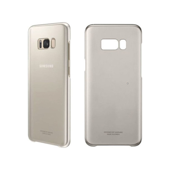 Θήκη Samsung EF-QG955CFE για G955 Galaxy S8 Plus Back Cover Clear Gold original