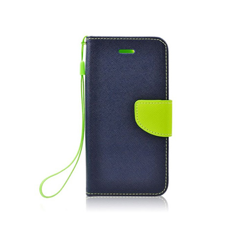Θήκη OEM Fancy Book για Huawei P10 Flip Cover Navy-Lime