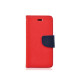 Θήκη OEM Fancy Book για Huawei P10 Plus Flip Cover Red Navy