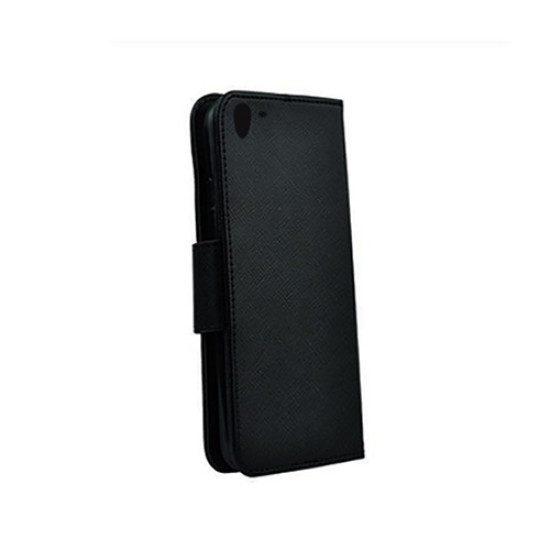 Θήκη OEM Fancy Book για Huawei Y6 II, Honor 5A  Flip Cover Black