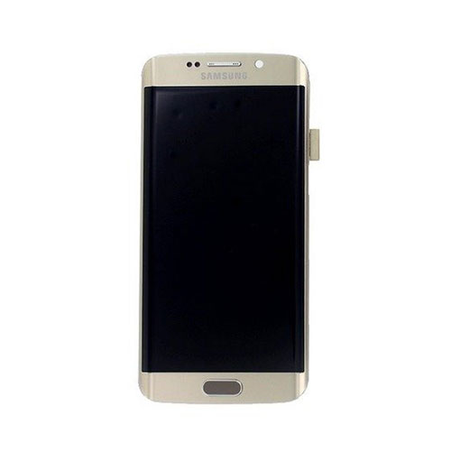 Original Οθόνη Samsung G925 Galaxy S6 Edge Gold & Μηχανισμός αφής GH97-17162C