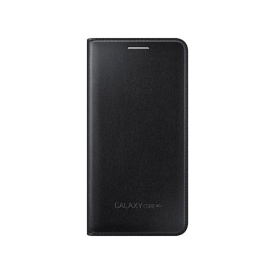 Θήκη Samsung EF-WG386BBE για G386 Galaxy Core Flip Cover Wallet Black original