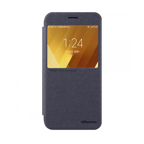 Θήκη Nillkin Sparkle S-View για Samsung A320 Galaxy A3 (2017) Flip Cover Black