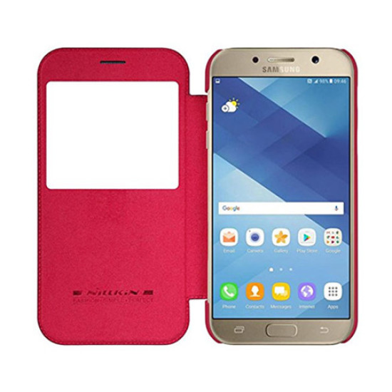 Θήκη Nillkin Qin για Samsung A520 Galaxy A5 (2017) Flip Cover S-View Red Θήκη Nillkin Qin για Samsung A520 Galaxy A5 (2017) Flip Cover S-View Red