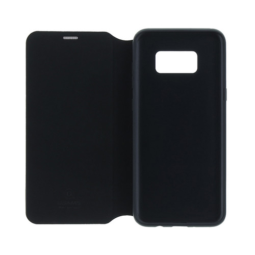 Θήκη Usams Duke για Samsung G955 Galaxy S8 Plus Flip cover Black