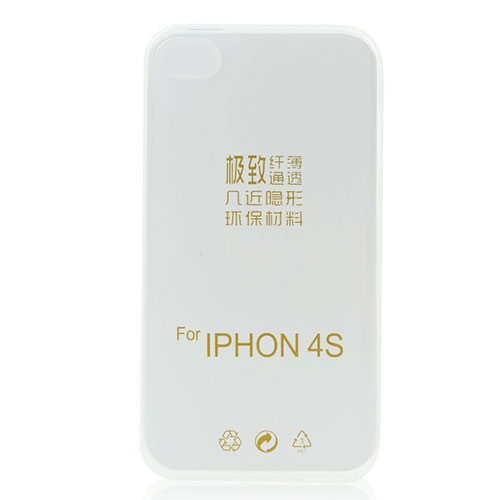 Θήκη OEM Ultra Slim για Apple Iphone 4,4S Back Cover TPU 0.3mm Transparent Θήκη OEM Ultra Slim για Apple Iphone 4,4S Back Cover TPU 0.3mm Transparent