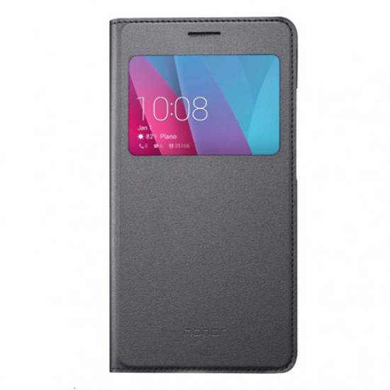 Θήκη Huawei για Honor 5X Flip Cover S-view Gray original
