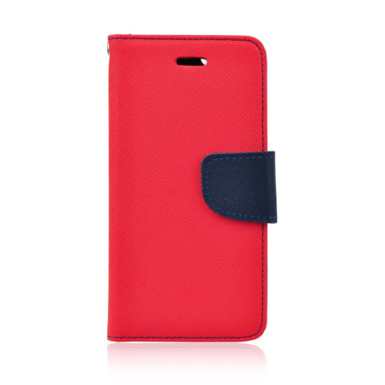 Θήκη OEM Fancy Book για Apple iphone 5, 5s Flip Cover Red Navy