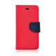 Θήκη OEM Fancy Book για Apple iphone 5, 5s Flip Cover Red Navy
