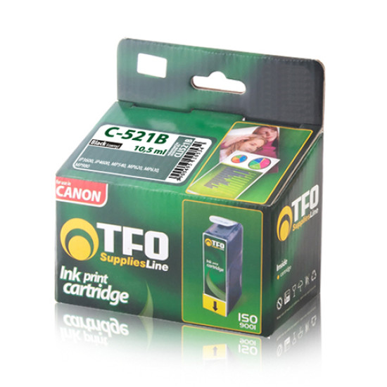 Συμβατό Μελάνι TFO C-521B (Canon-CLI521B) 10.5ml Black OEM