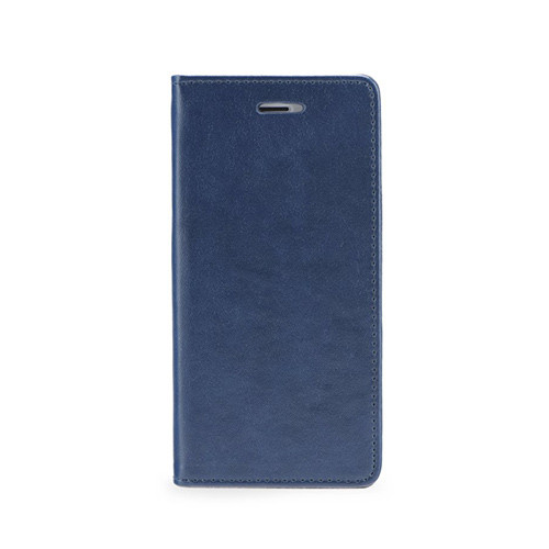 Θήκη OEM Magnet για Huawei P8 Flip Cover Synthetic Leather Navy Blue