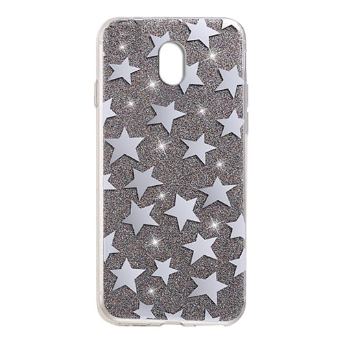 Θήκη OEM Fashion Glitter Stars για Samsung J530 Galaxy J5 (2017) Back Cover Black