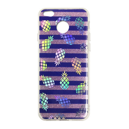 Θήκη OEM Fashion Glitter Pineapple για Huawei P8/P9 Lite (2017) Back Cover Purple Θήκη OEM Fashion Glitter Pineapple για Huawei P8/P9 Lite (2017) Back Cover Purple