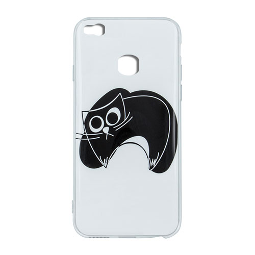 Θήκη OEM Drawing Cat για Huawei P9 Lite Back Cover Black Θήκη OEM Drawing Cat για Huawei P9 Lite Back Cover Black