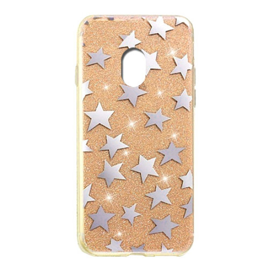Θήκη OEM Fashion Glitter Stars για Samsung J530 Galaxy J5 (2017) Back Cover Gold Θήκη OEM Fashion Glitter Stars για Samsung J530 Galaxy J5 (2017) Back Cover Gold