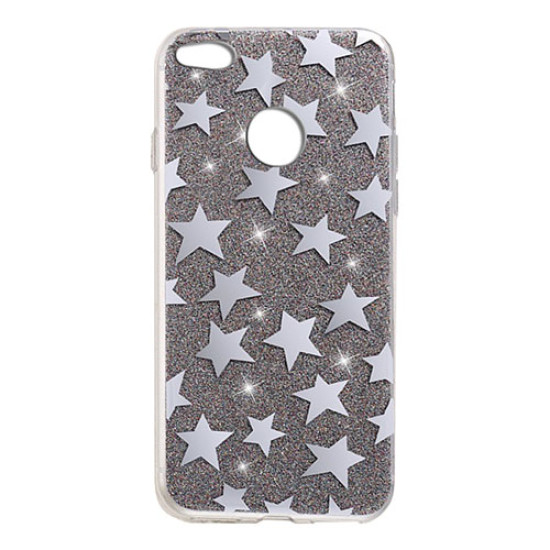 Θήκη OEM Fashion Glitter Stars για Huawei P8/P9 Lite (2017) Back Cover Black Θήκη OEM Fashion Glitter Stars για Huawei P8/P9 Lite (2017) Back Cover Black