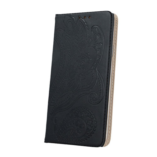 Θήκη OEM Smart Stamp Plant για Huawei P10 Lite Flip Cover Black