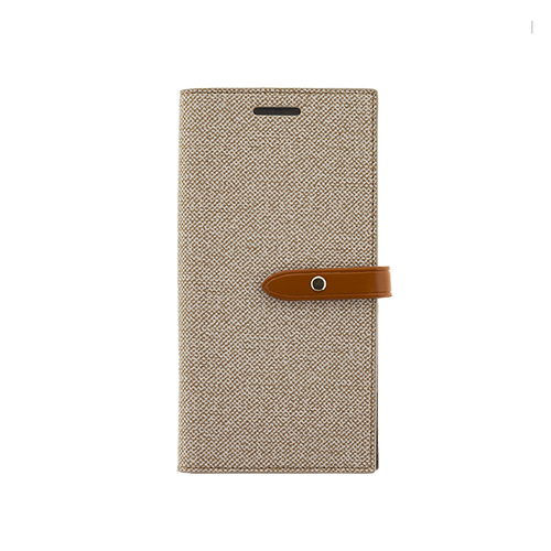 Θήκη Mercury Milano Diary για Samsung G955 Galaxy S8 Plus Flip Cover Beige