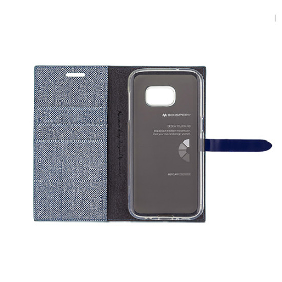 Θήκη Mercury Milano Diary για Samsung G955 Galaxy S8 Plus Flip Cover Blue