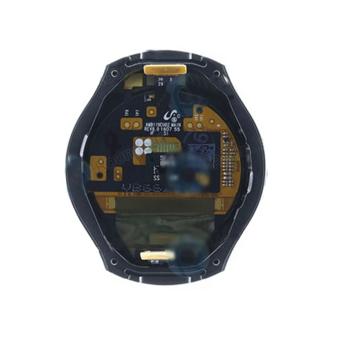 Original Οθόνη Samsung R720 Galaxy Gear S2 Black & Μηχανισμός αφής + Πλαίσιο GH97-18003A