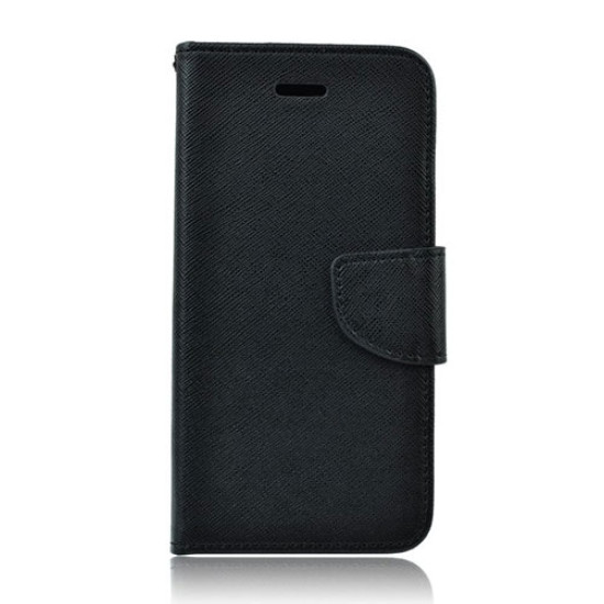 Θήκη OEM Fancy Book για Huawei Honor 6A Flip Cover Black