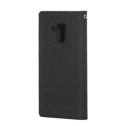 Θήκη OEM Fancy Book για Huawei Honor 6A Flip Cover Black