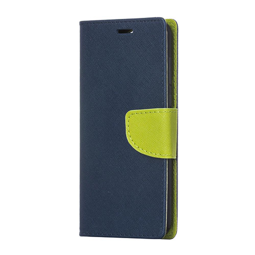 Θήκη OEM Fancy Book για Huawei P20 Flip Cover Navy Lime