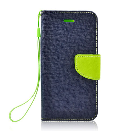 Θήκη OEM Fancy Book για Nokia 5.1 Flip Cover Navy Lime