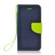 Θήκη OEM Fancy Book για Nokia 5.1 Flip Cover Navy Lime
