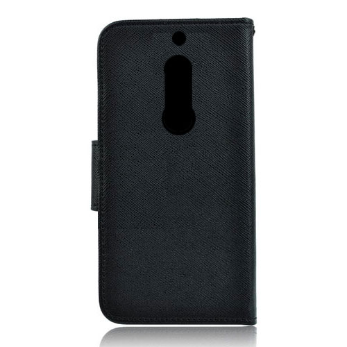 Θήκη OEM Fancy Book για Nokia 5.1 Flip Cover Black