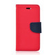 Θήκη OEM Fancy Book για Nokia 6 Flip Cover Red Navy