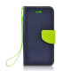 Θήκη OEM Fancy Book για Nokia 6.1 Flip Cover Navy Lime