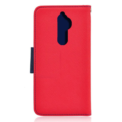 Θήκη OEM Fancy Book για Nokia 7 Plus Flip Cover Red Navy