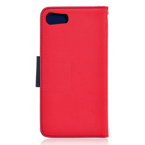 Θήκη OEM Fancy Book για LG M700N Q6 Flip Cover Red Navy