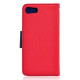 Θήκη OEM Fancy Book για LG M700N Q6 Flip Cover Red Navy Θήκη OEM Fancy Book για LG M700N Q6 Flip Cover Red Navy