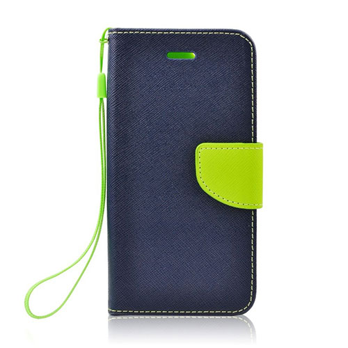 Θήκη OEM Fancy Book για LG G710 G7 ThinQ Flip Cover Navy Lime