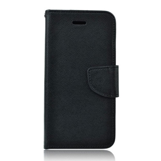 Θήκη OEM Fancy Book για LG K10 (2018) Flip Cover Black