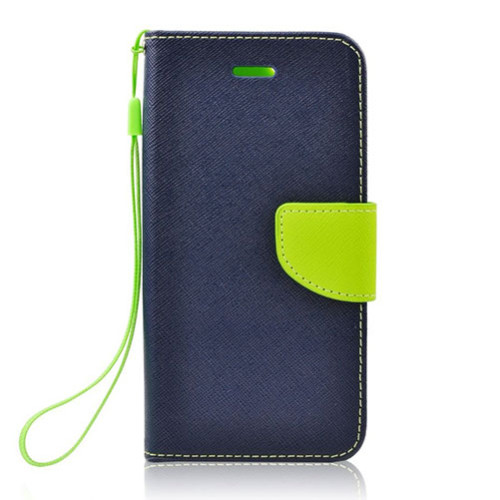 Θήκη OEM Fancy Book για LG K10 (2018) Flip Cover Navy Lime