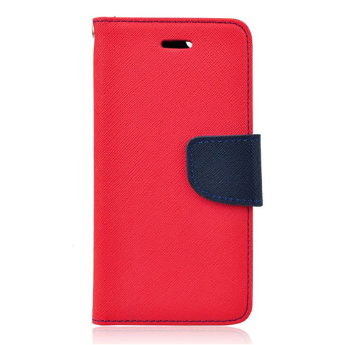 Θήκη OEM Fancy Book για Apple iphone 4, 4s Flip Cover Red Navy