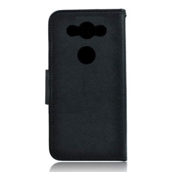 Θήκη OEM Fancy Book για Sony H8324 Xperia XZ2 Compact Flip Cover Black