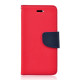 Θήκη OEM Fancy Book για Sony H8324 Xperia XZ2 Compact Flip Cover Red Navy